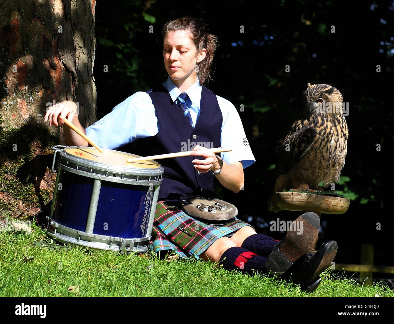 World Pipe Band Championships Stock Photo Alamy