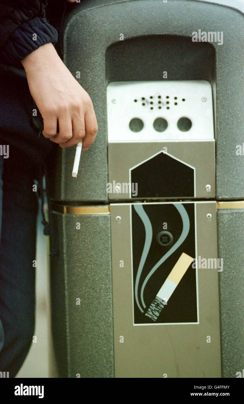 Edinburgh is the first city to try out a new 350 street smokers' bin