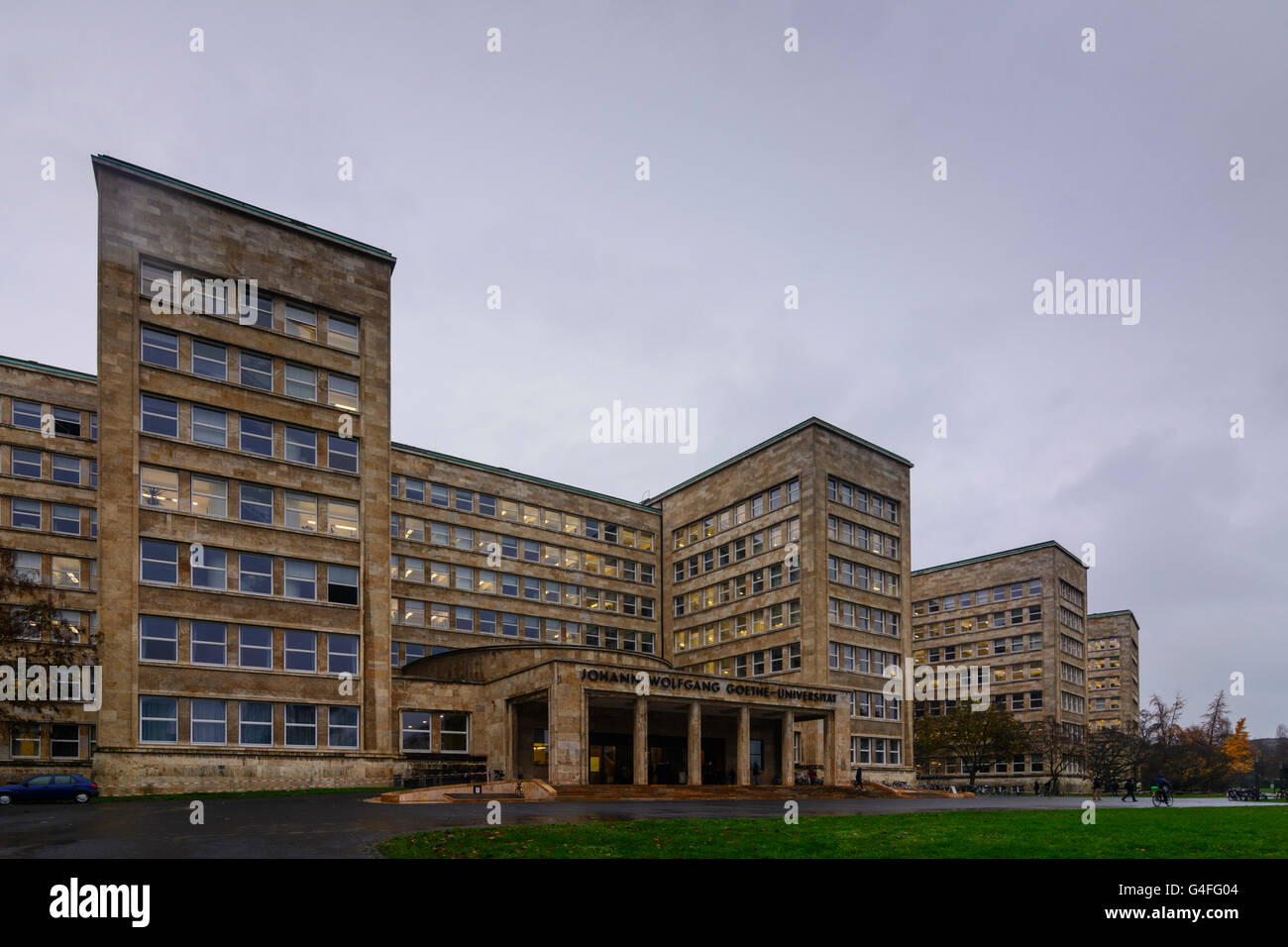 Johann Wolfgang Goethe University : former IG Farben Building or Poelzig Building, Germany, Hessen, Hesse, , Frankfurt am Main Stock Photo