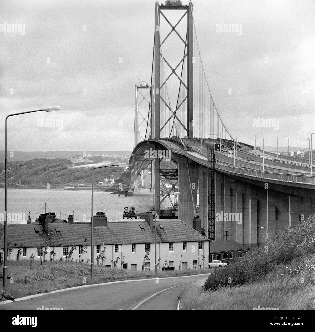 Forth Road Bridge - Firth of Forth - Scotland Stock Photo