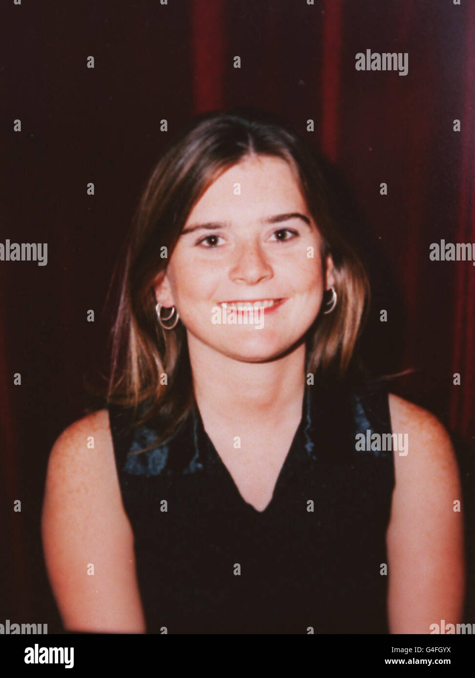 Jenny King, 22, who was murdered as she made her way home from the nightclub Chasers in Kingswood, Bristol. Police reconstructed her movements in the hope that it might lead to her killer. 4/12/98: A man has appeared in court in Bristol, charged with her murder. * 6/3/00: Paul Hunt, of Malvern Drive, Warmley is due to go on trial at Bristol Crown Court Stock Photo