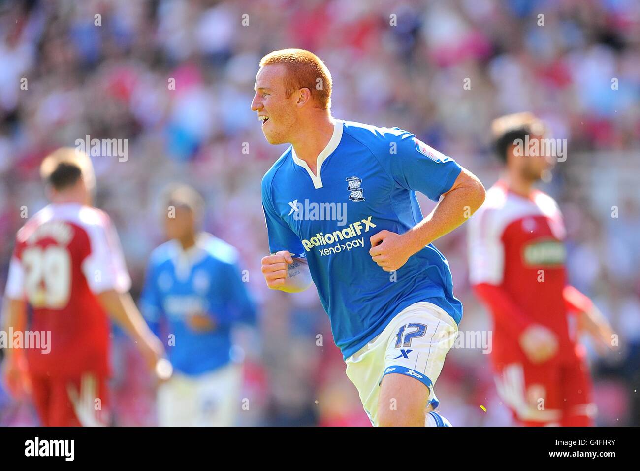 Adam rooney celebrates hi-res stock photography and images - Alamy