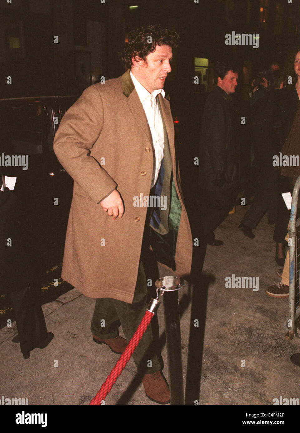 PA NEWS PHOTO 1/12/98 ARRIVING FOR THE TATLER CHRISTMAS PARTY AT MARCO PIERRE WHITE'S 'TITANIC' BAR/RESTAURANT IN LONDON. Stock Photo