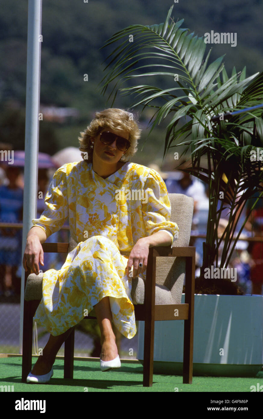 Royalty Prince and Princess of Wales Tour of Australia Stock Photo