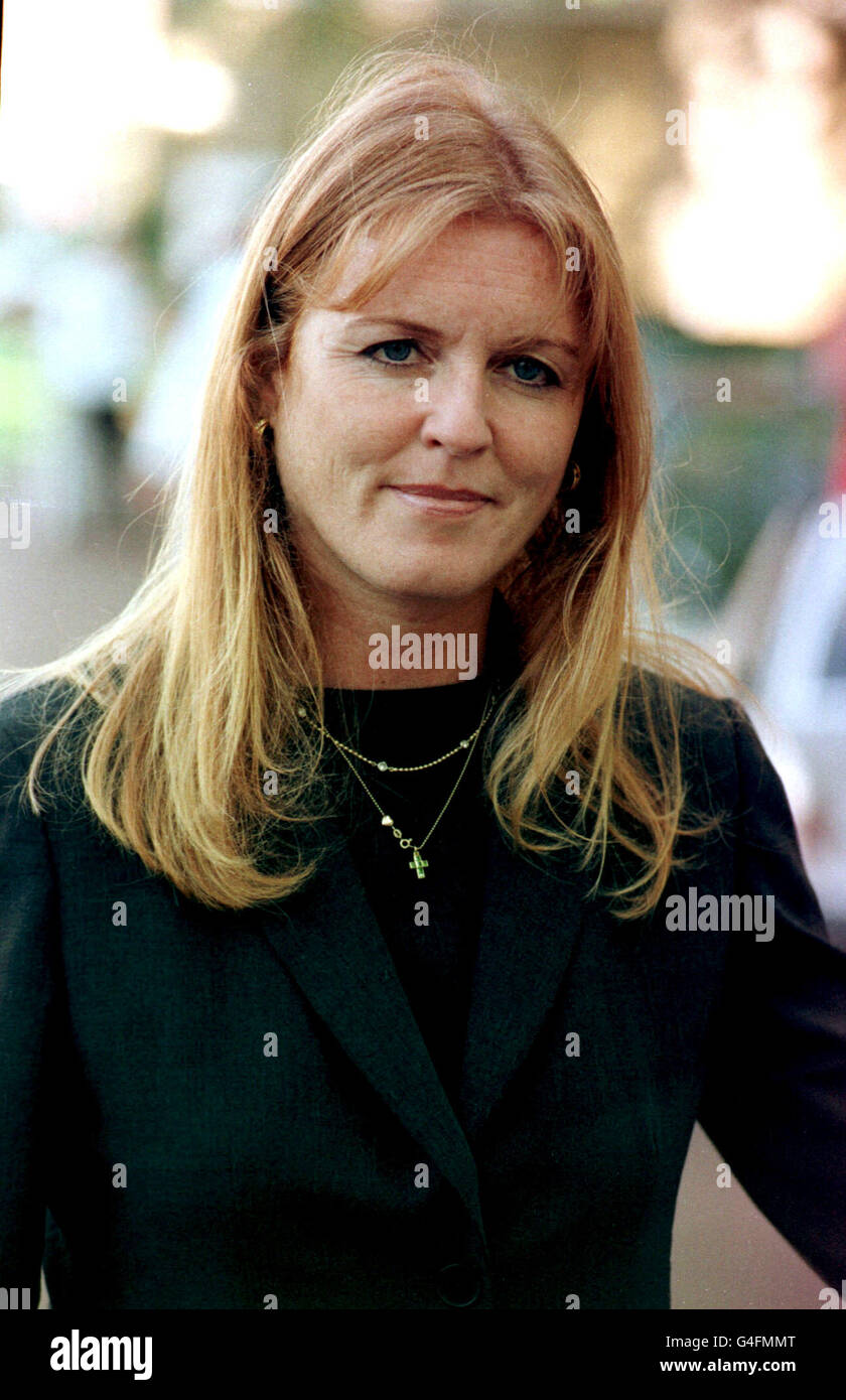 Library file, dated 20/7/98. The Duchess of York, whose mother Mrs Susan Barrantes, has died in a car crash in Argentina, it was reported today (Sunday). See PA story DEATH Barrantes. Photo by John Stillwell/PA Stock Photo