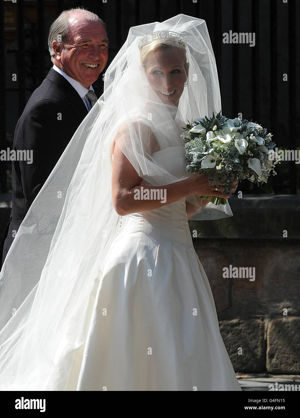 Zara phillips and mike tindall wedding hi-res stock photography and images  - Alamy