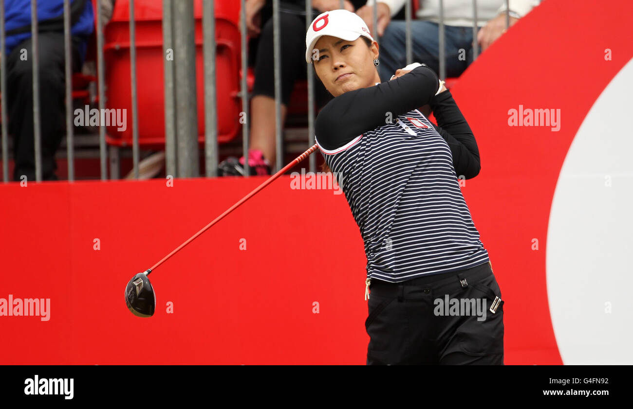 Korea's Menna Lee during day three of the Ricoh Women's British Open at  Carnoustie Golf Club, Angus Stock Photo - Alamy