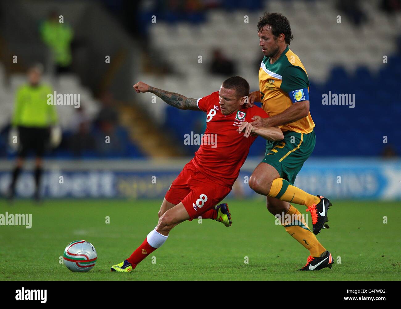 Soccer International Friendly Wales v Australia Cardiff City Stadium Stock Photo Alamy