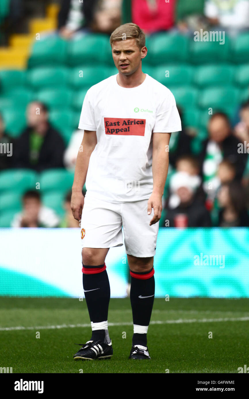 Soccer legends friendly match celtic v manchester united celtic park hi