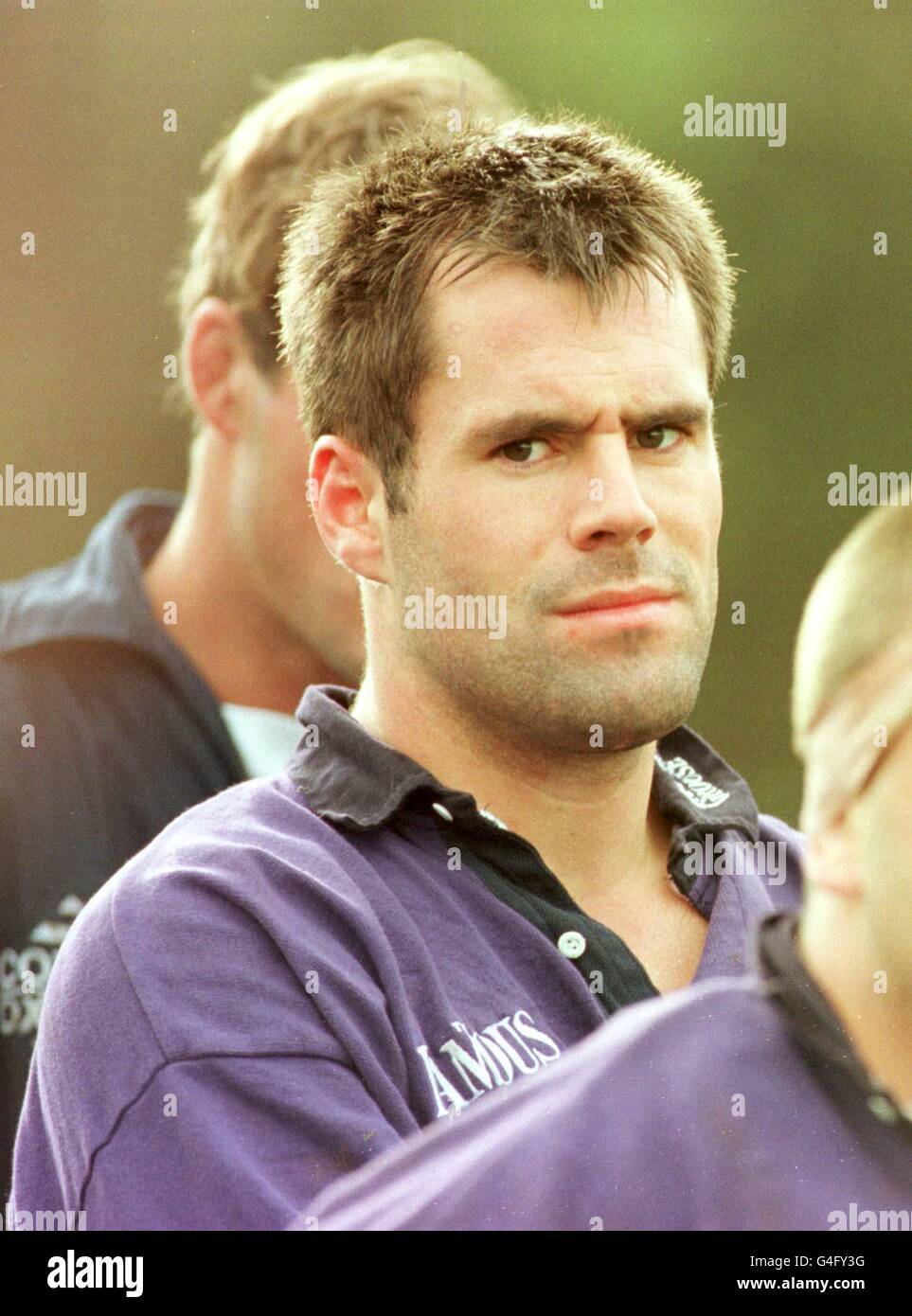 Kenny Logan pictured with the Scottish rugby team Tuesday October 27