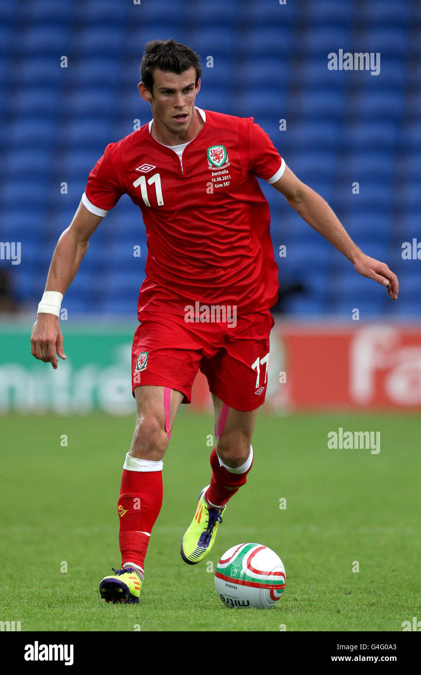 Soccer International Friendly Wales v Australia Cardiff City Stadium. Gareth Bale, Wales