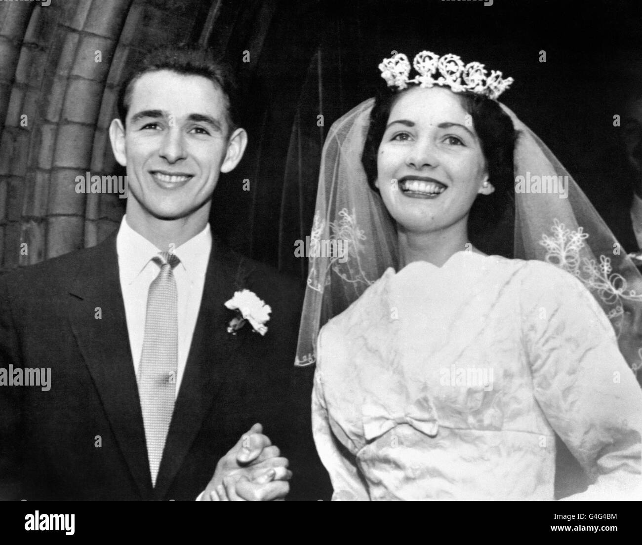 Social Events Brian Clough Wedding St. Barnabas Church, Middlesbrough Stock Photo Alamy