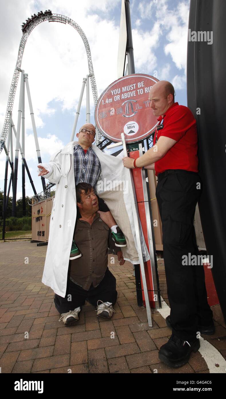 Stealth at THORPE PARK Stock Photo Alamy