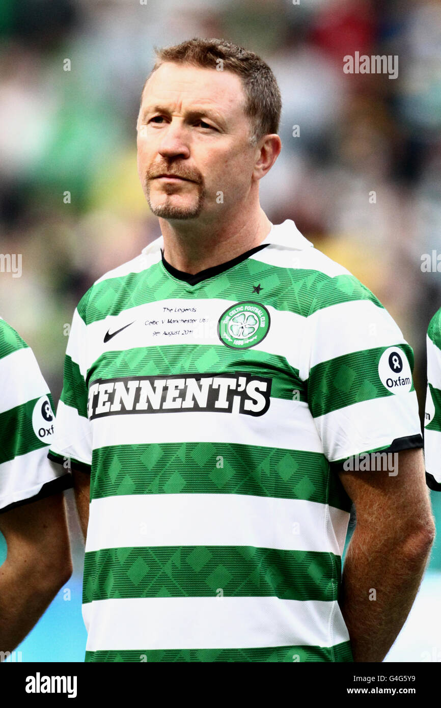 Soccer legends friendly match celtic v manchester united celtic park hi