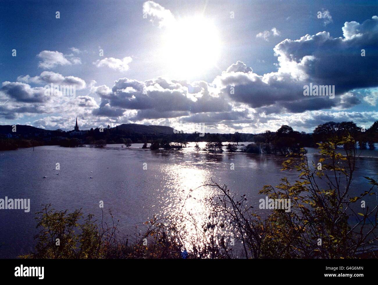 WEATHER Floods RossonWye 1 Stock Photo Alamy