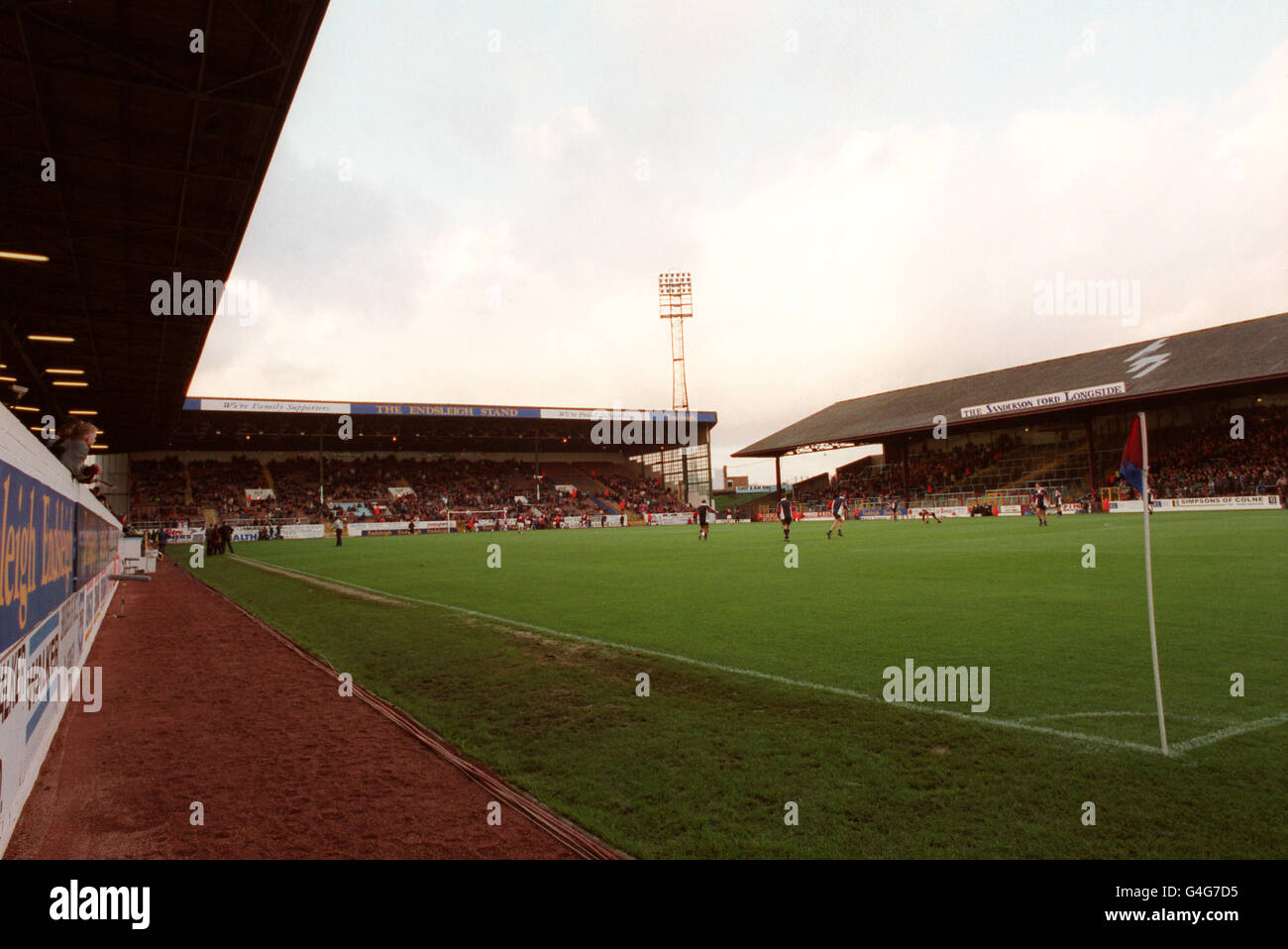 Soccer - English Football Grounds - Turf Moor Stock Photo - Alamy