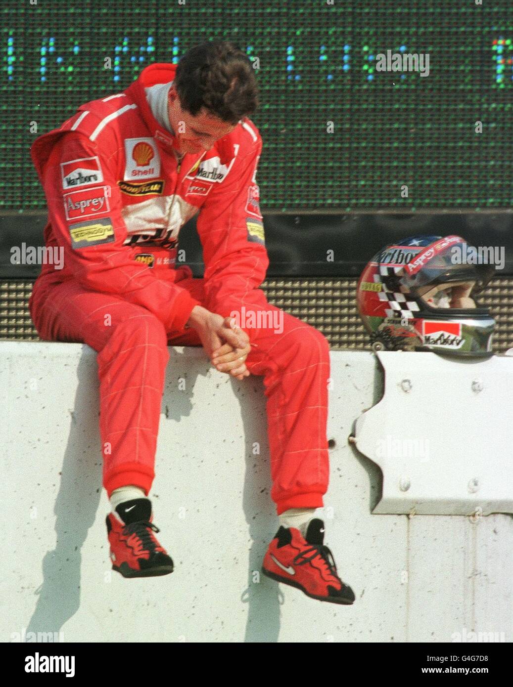 Michael schumacher ferrari hi-res stock photography and