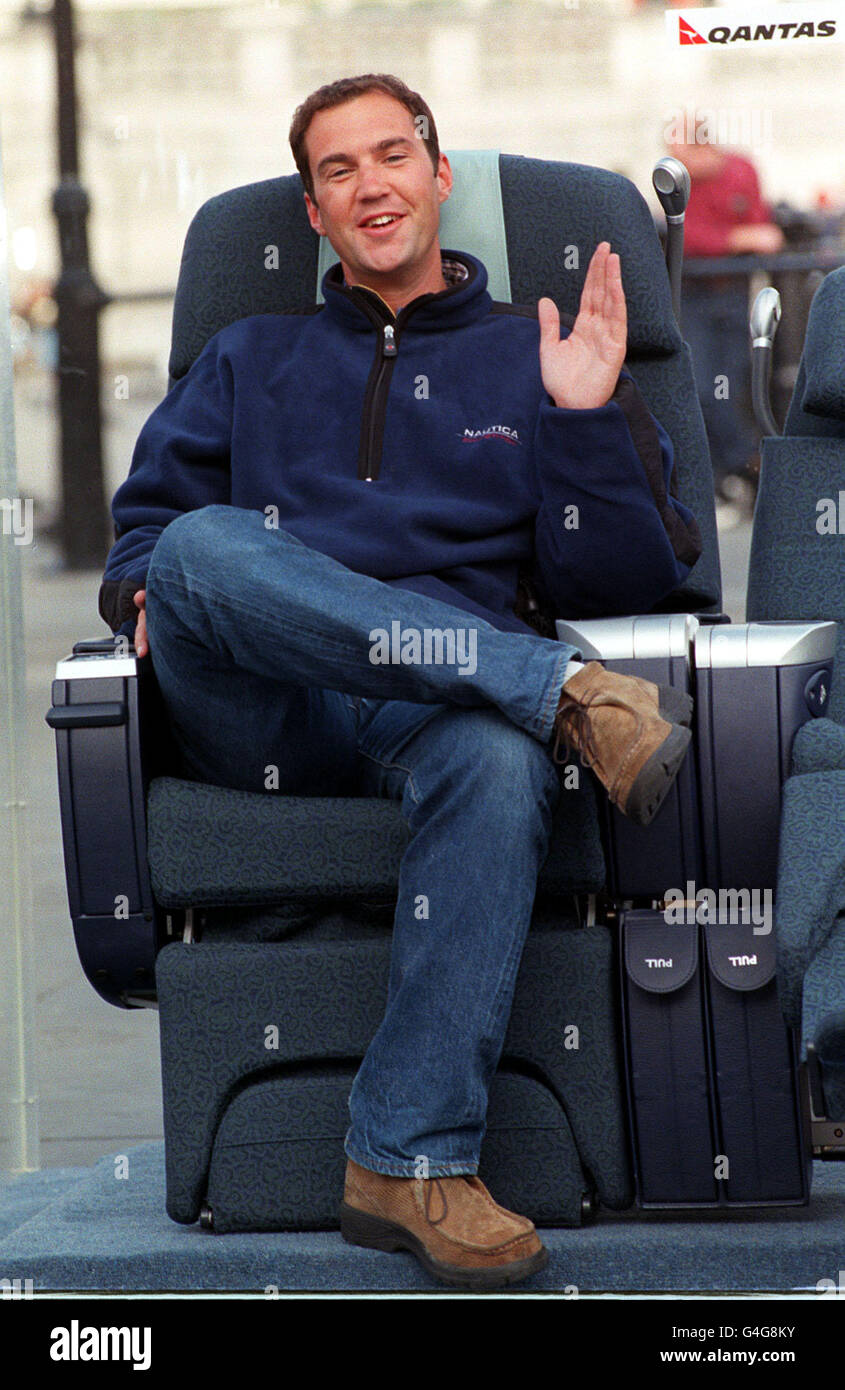 Johnny vaughan qantas seat hi-res stock photography and images - Alamy
