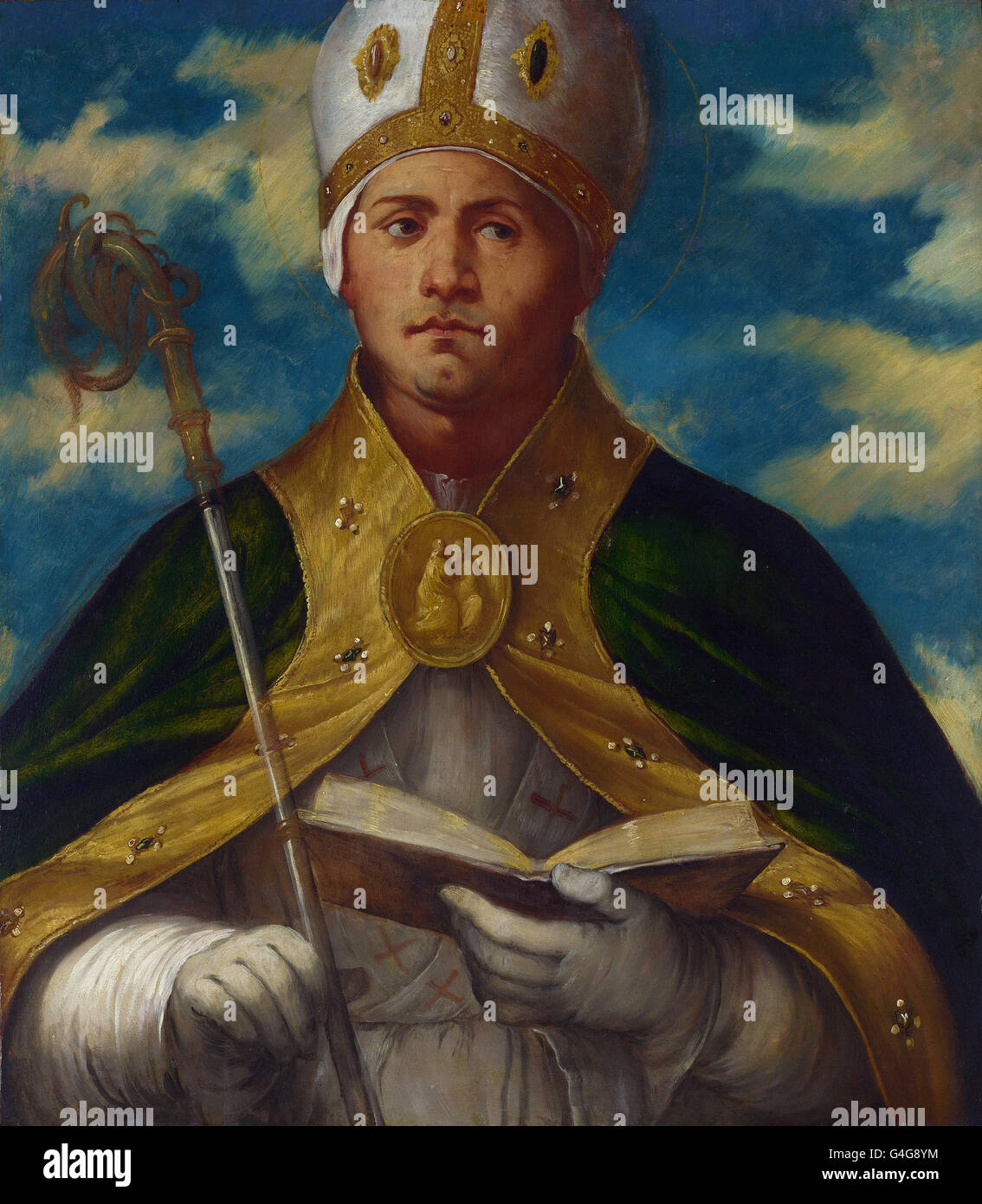 Girolamo Romanino Saint Gaudioso Stock Photo Alamy