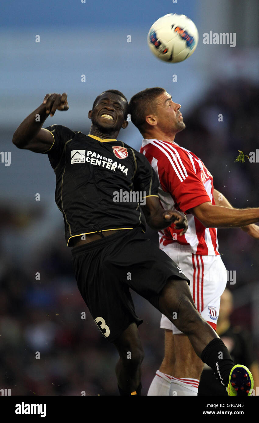 Sekou Junior Sanogo of Crvena Zvezda in action during the UEFA