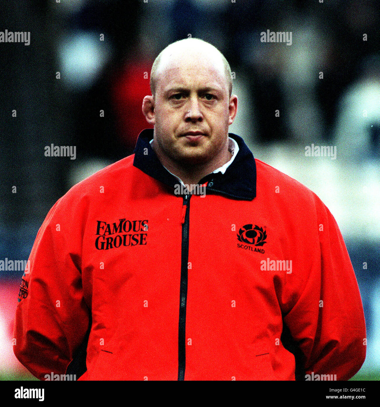 SCOTLAND RUGBY UNION SQUAD/Willie Anderson Stock Photo