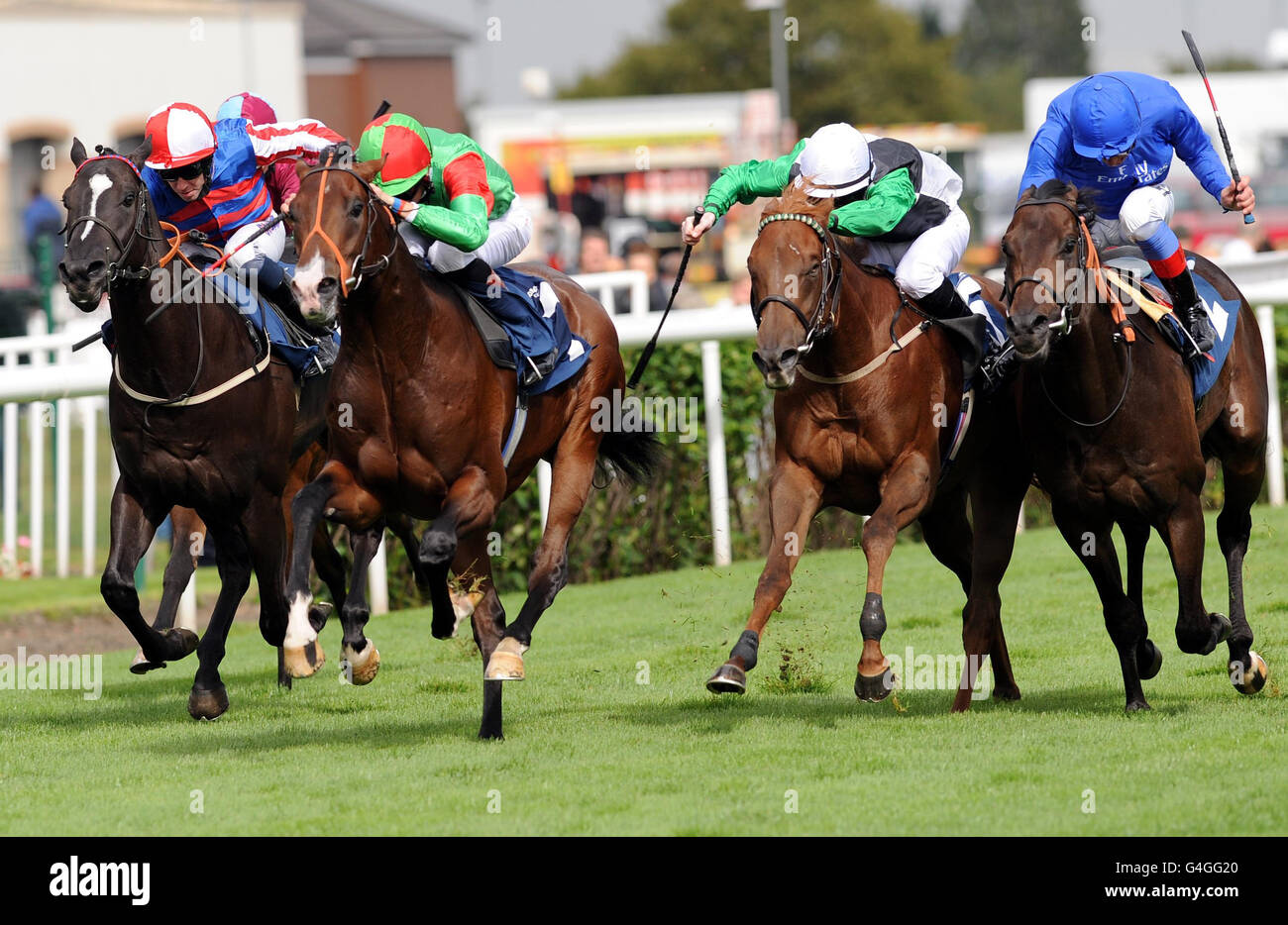 Horse Racing - Ladbrokes St. Leger Festival 2011 - The Welcome to Yorkshire Opening Day - Doncaster Racecourse Stock Photo