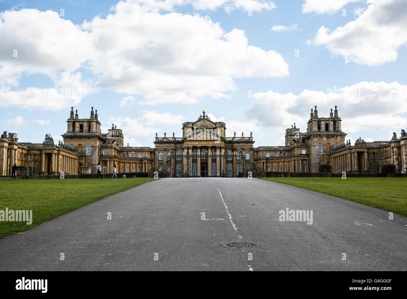Blenheim Palace in Woodstock  Oxfordshire in the UK Stock Photo