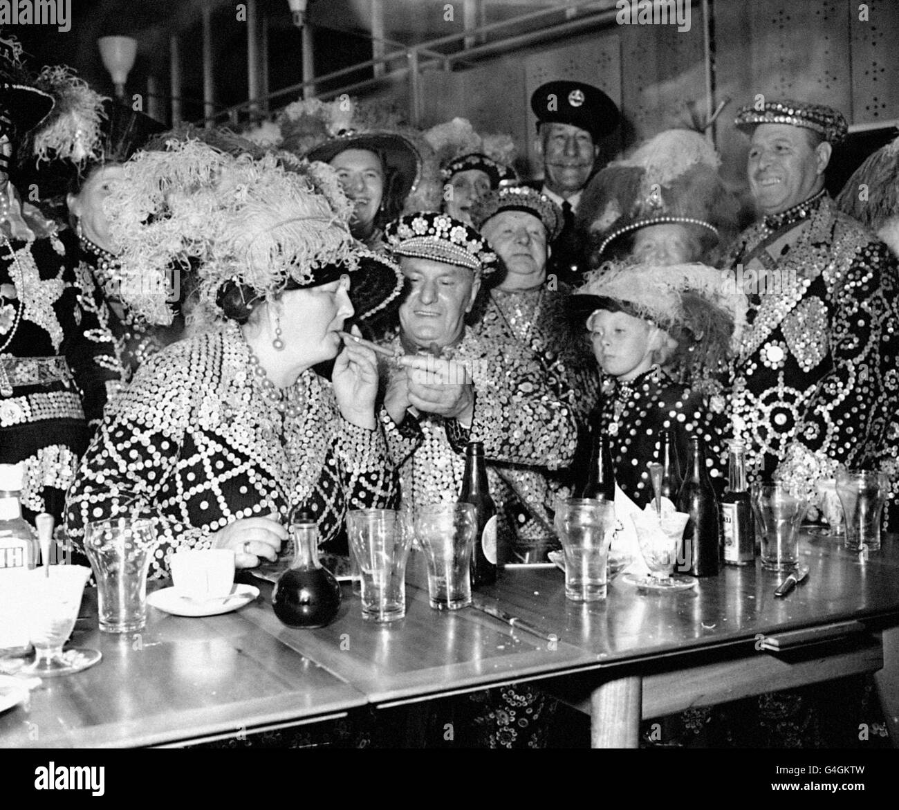 Customs and Traditions Pearly Kings and Queens London Stock Photo Alamy