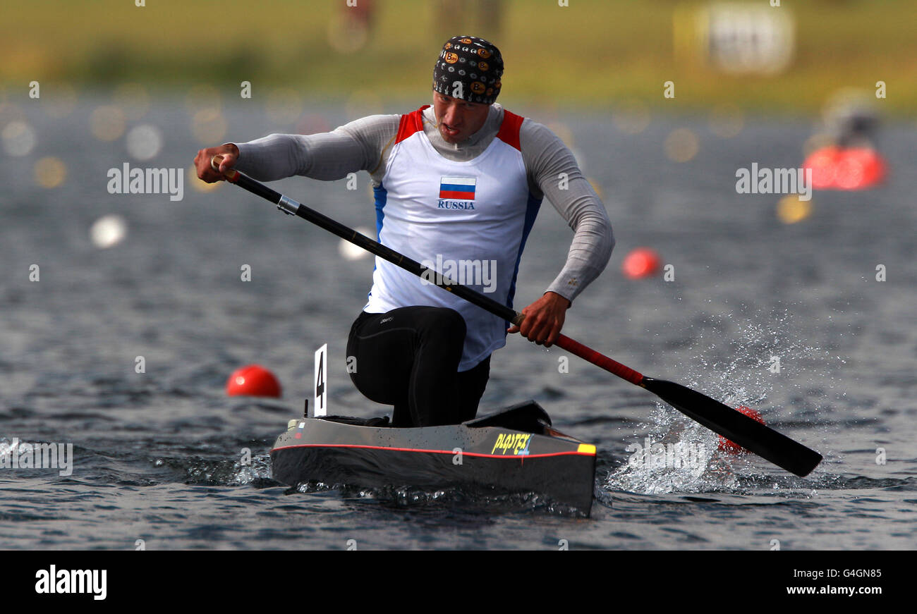 Russia's Ilya Shtokalov in the Canoe Single MC1 1000m during the London