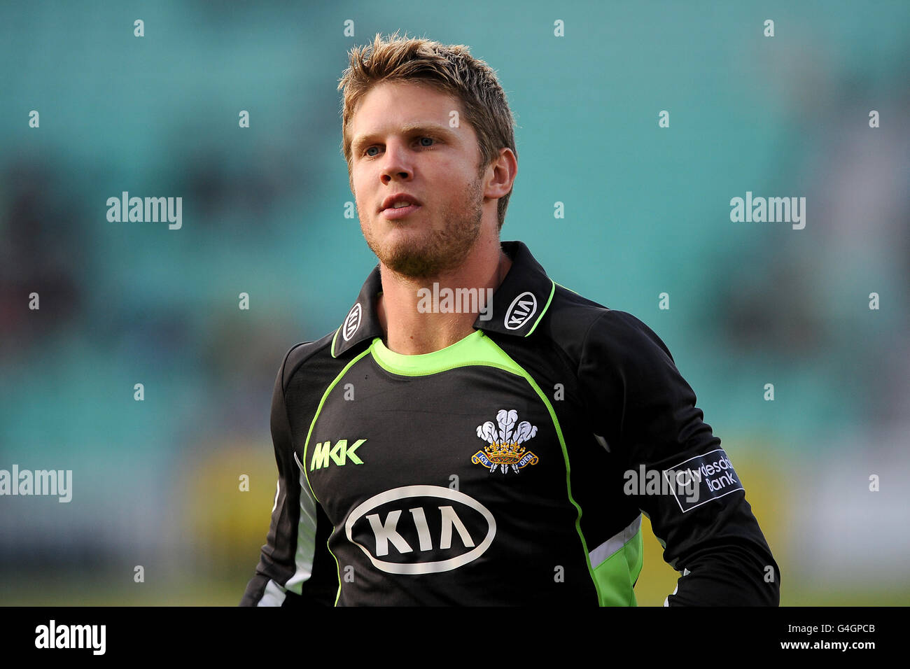 Stuart Meaker Cricket - Clydesdale Bank 40 - Surrey v Sussex - The Kia Oval. Stuart ...
