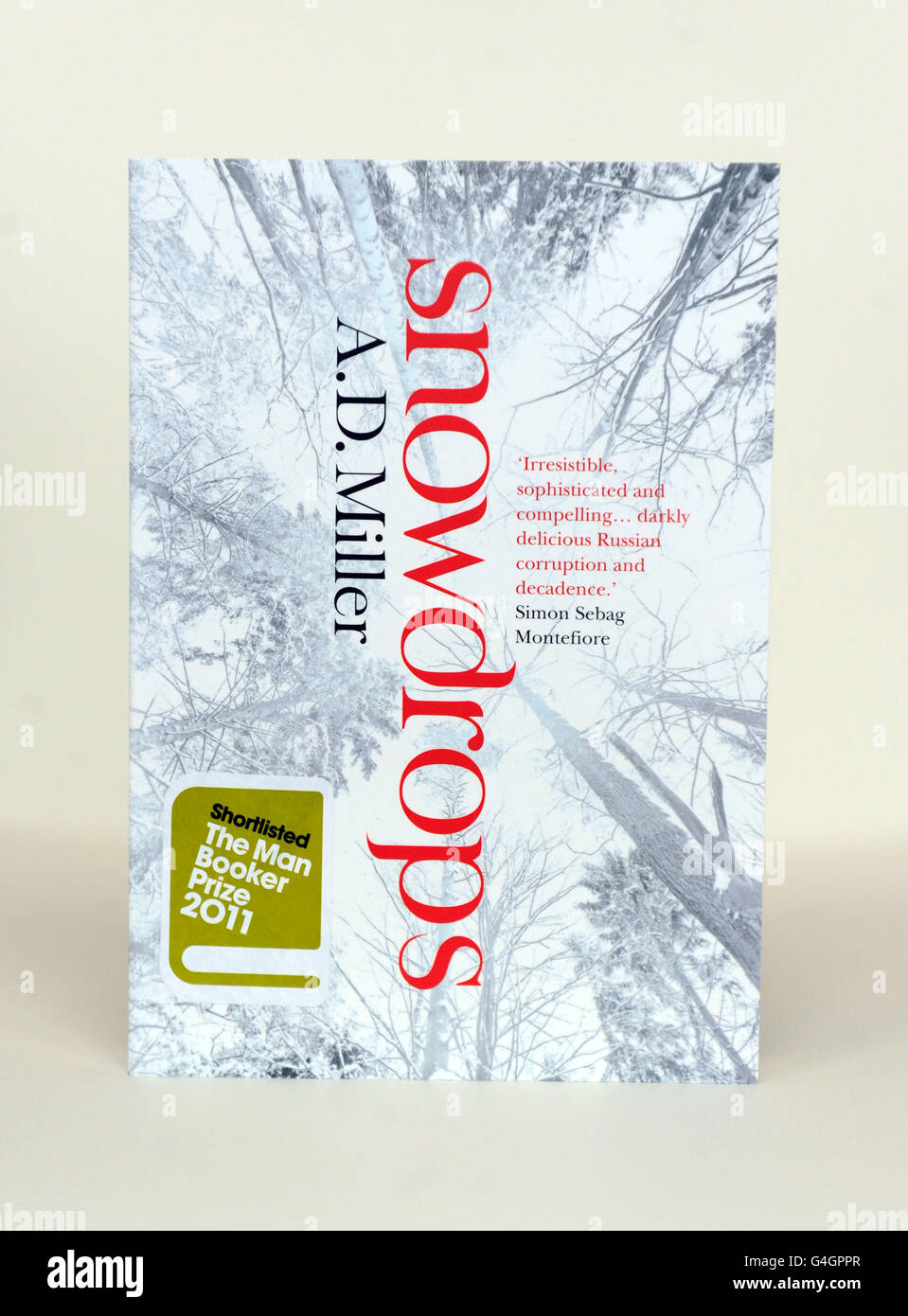 'Snowdrops' by A. D. Miller, one of six shortlisted books for the Man Booker Prize 2011. Stock Photo