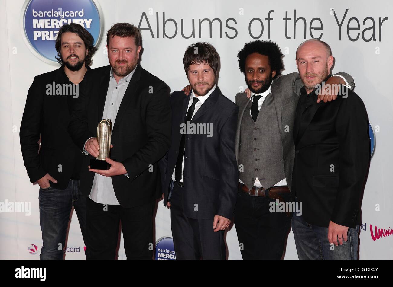 Elbow (left to right) Craig Potter, Guy Garvey, Mark Potter, Pete