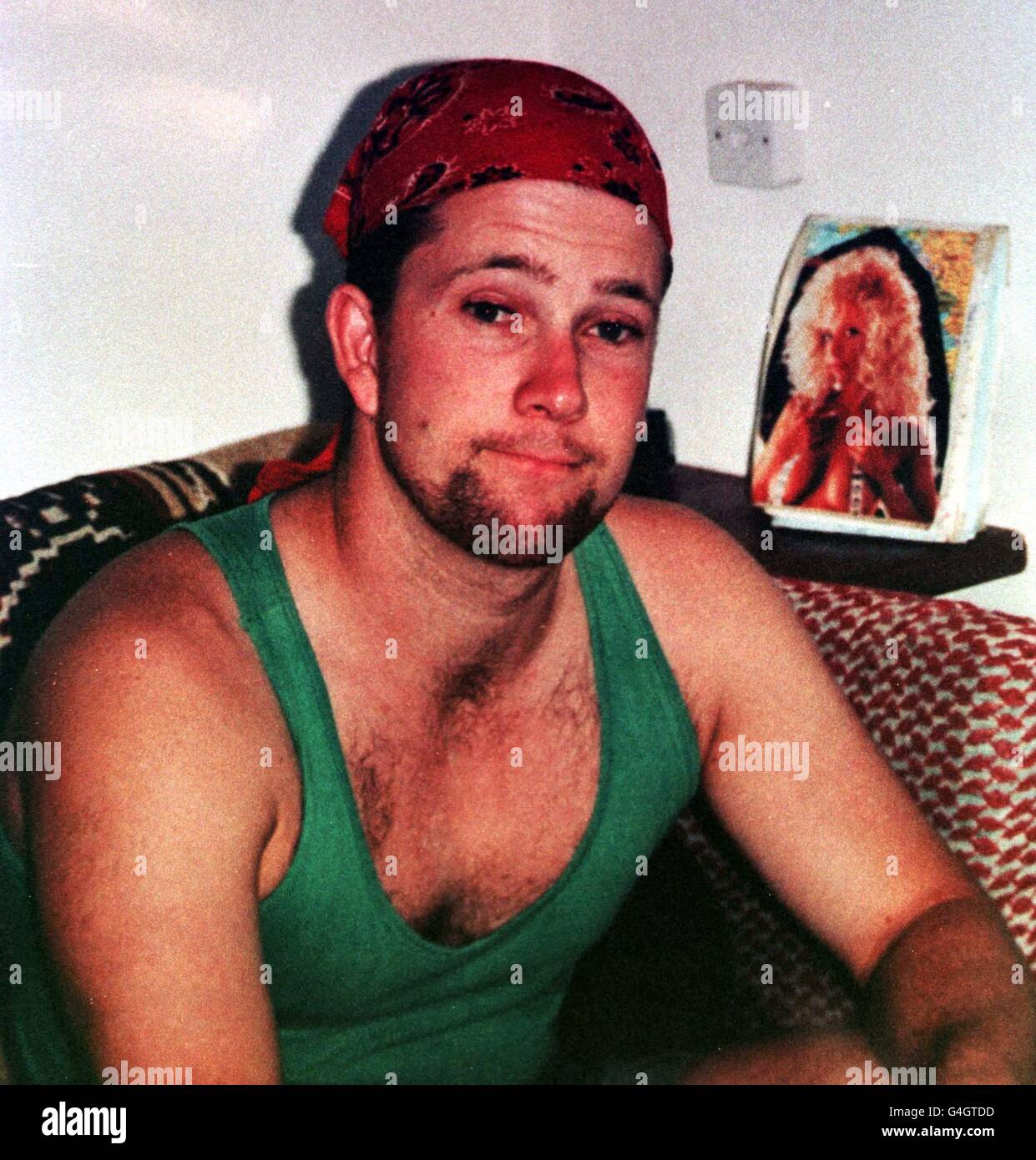 1 2 half length portrait semi profile scarf hires stock photography