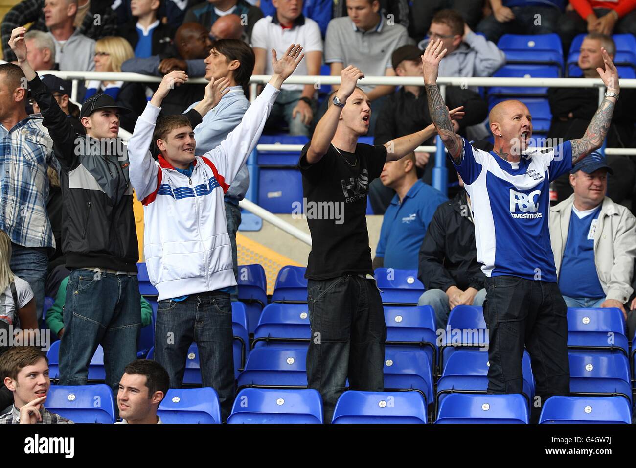 Blackburn Rovers fans taunt Millwall with West Ham gestures during News  Photo - Getty Images