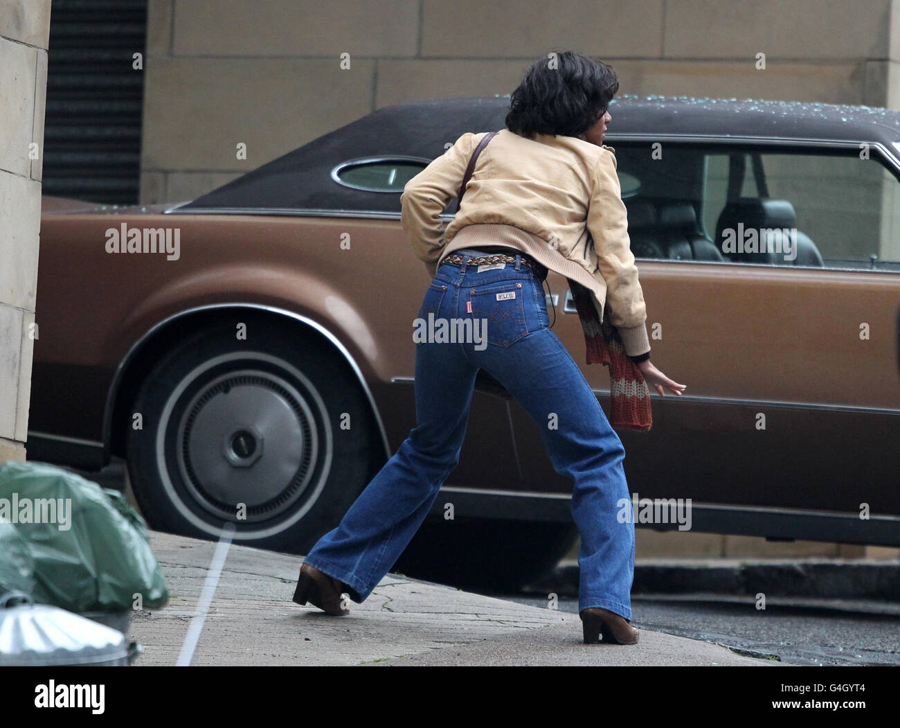 Halle Berry on the set of her new film Cloud Atlas, which is currently