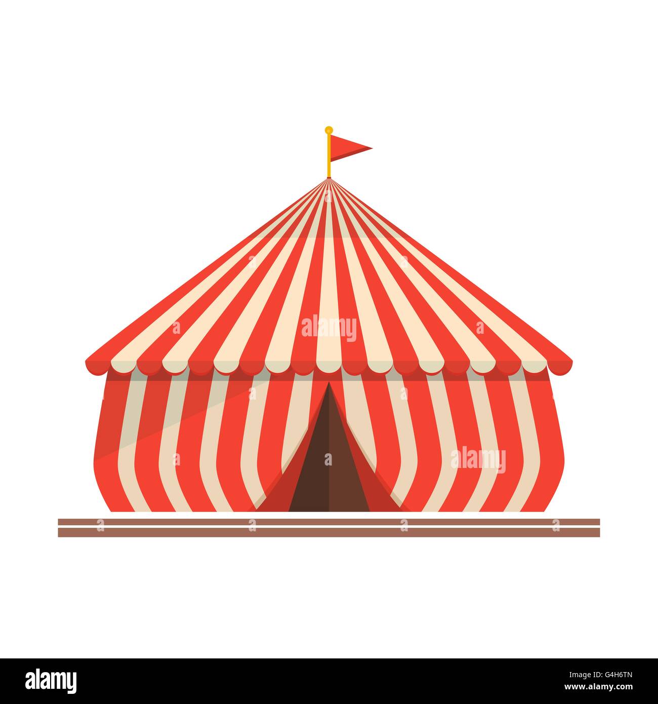 Vector illustration of circus tent carnival entertainment show Stock ...