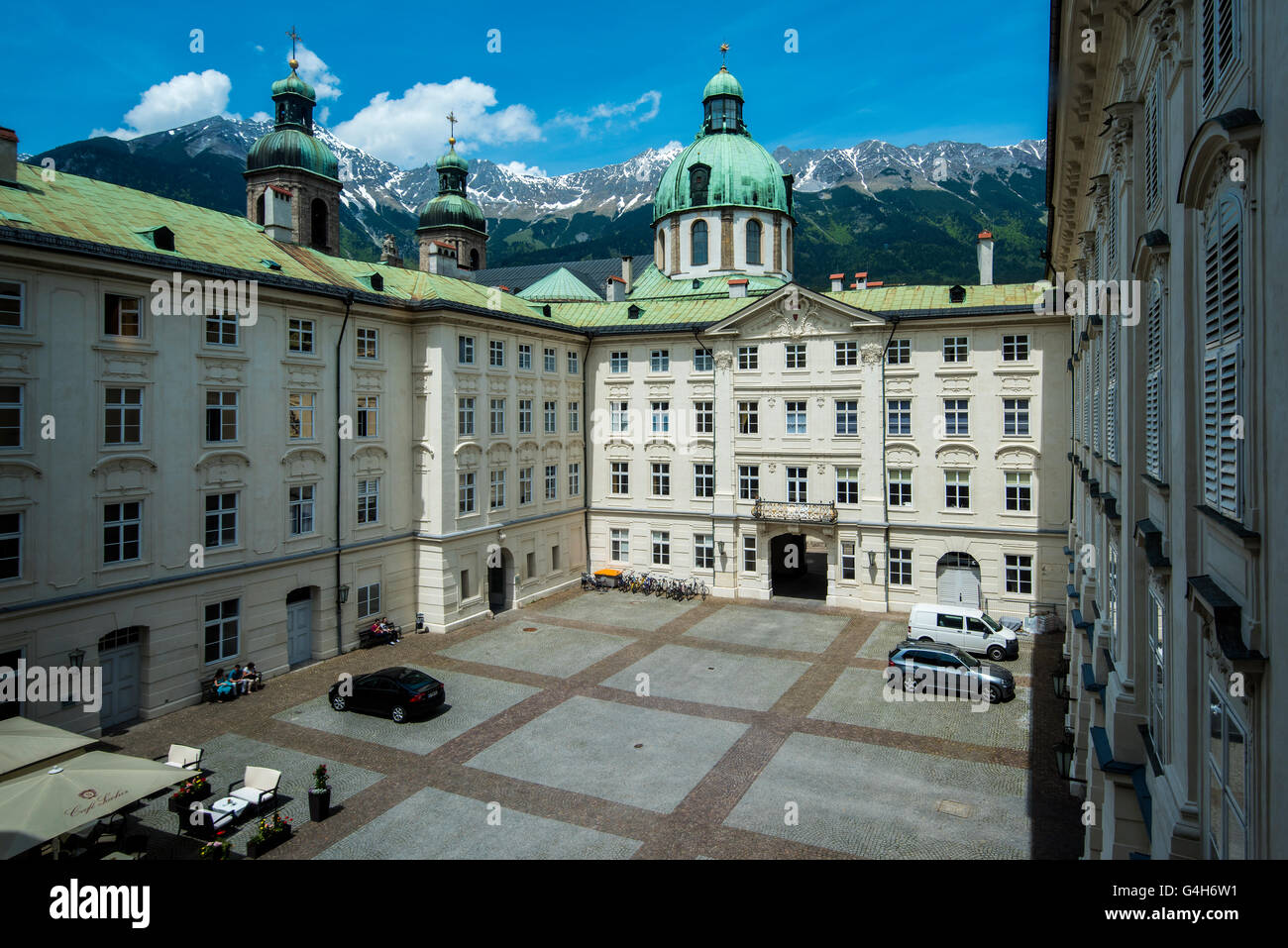 Hofburg Palace, Innsbruck, Tyrol, Austria Stock Photo