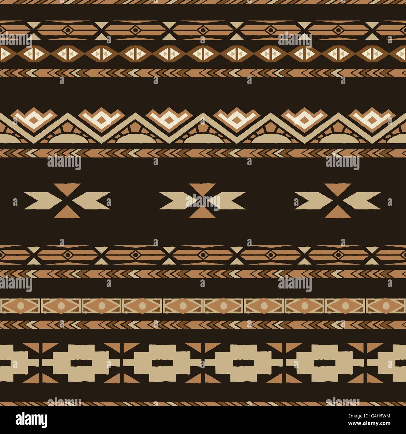 Ethnic seamless pattern with tribal motives. Ethnic stylized abstract  wallpaper. Aztec pattern.Vector seamless background with Stock Vector Image  & Art - Alamy