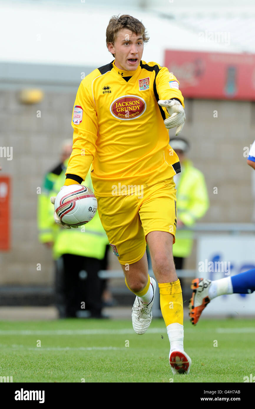 Soccer - npower Football League Two - Northampton Town v Morecambe - Sixfields Stadium. Sam Walker, Northampton Town goalkeeper Stock Photo