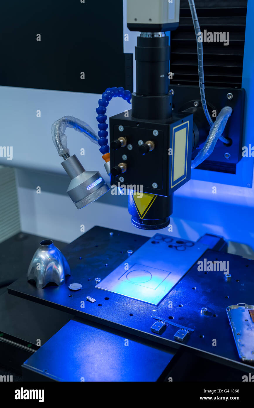 Metalworking CNC Milling Machine Stock Photo Alamy