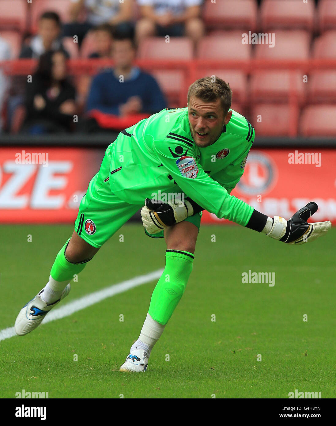 Soccer - npower Football League One - Charlton Athletic v Exeter City - The Valley Stock Photo