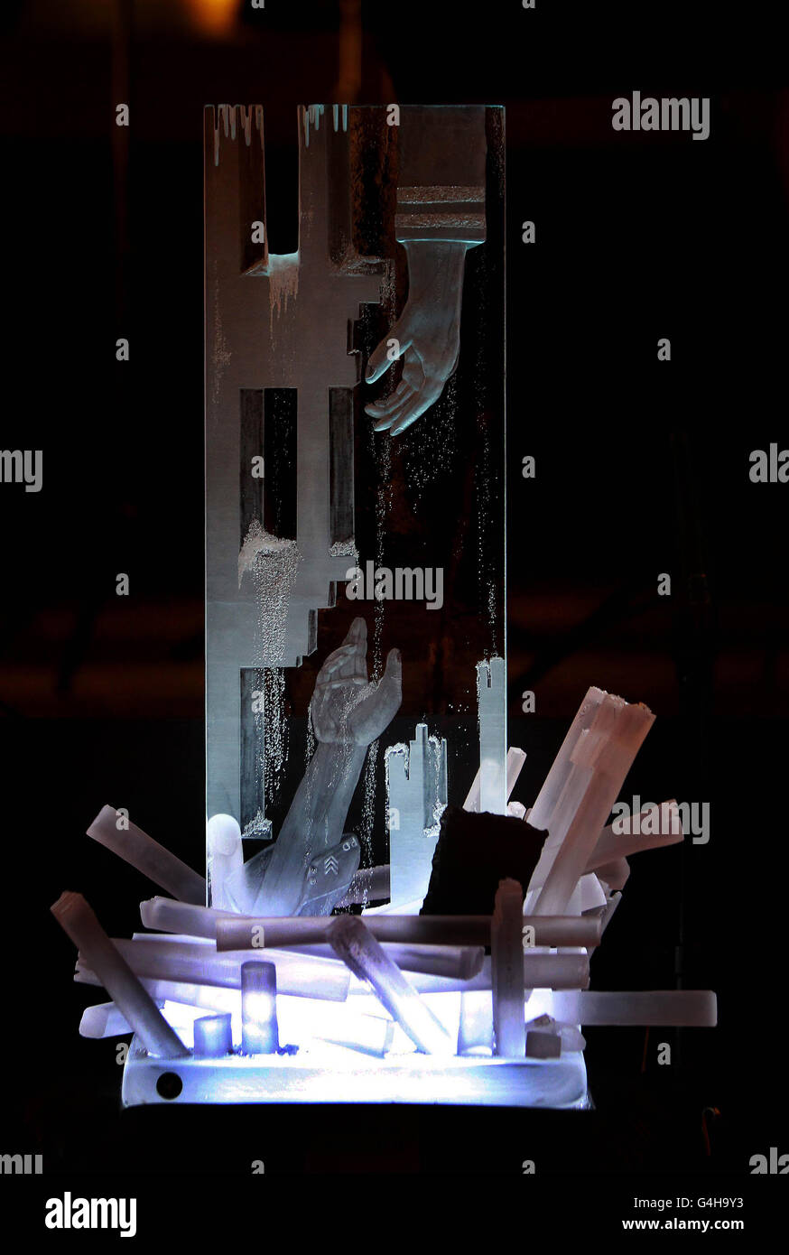 A Sculpture Entitled Miracle On Stairwell B, By Master Engraver Sean ...