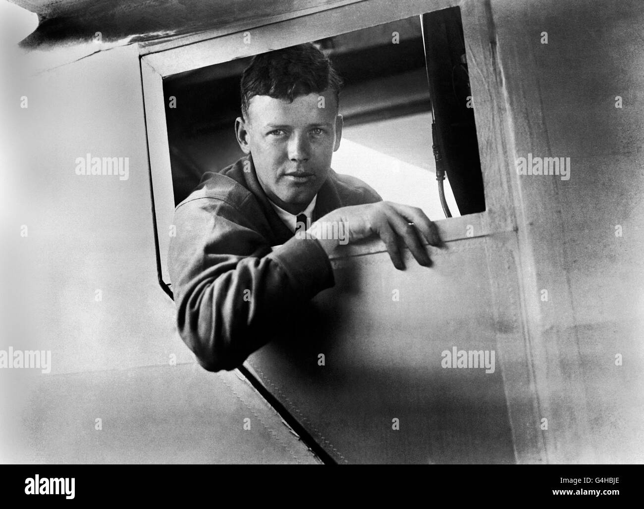 Charles lindbergh charles Black and White Stock Photos & Images Alamy