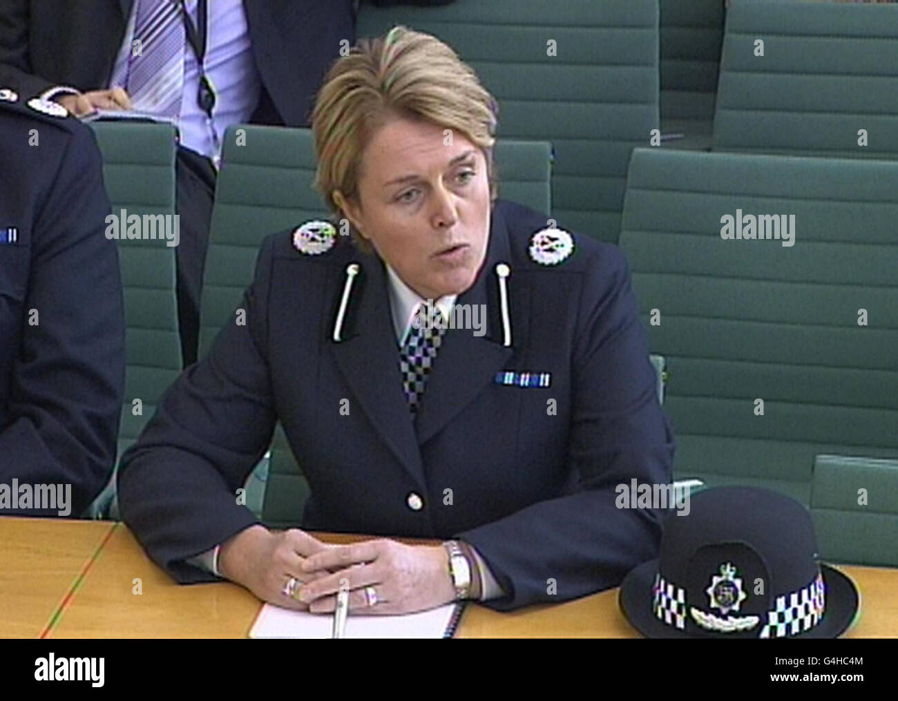 West Midlands Police Assistant Chief Constable Sharon Rowe appearing before the Home Affairs Committee at the House of Commons in central London where he answered questions on the policing on the recent riots. Stock Photo