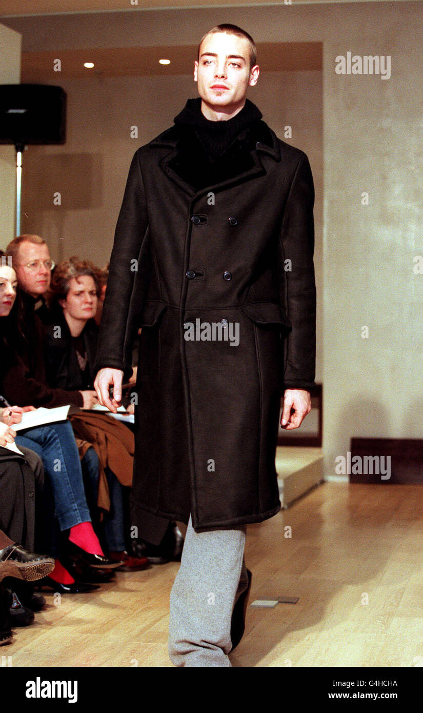John rocha fashion black coat hi res stock photography and images