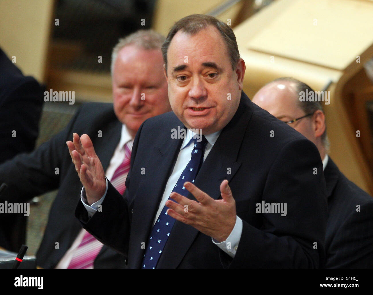 First ministers question time scottish parliament hi-res stock ...