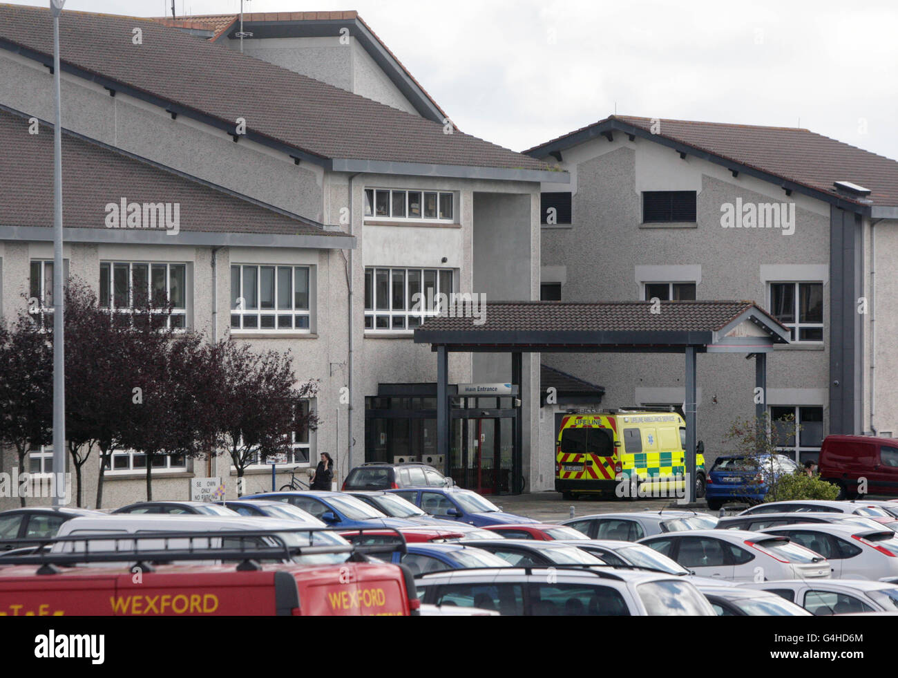 A general view of Wexford Regional Hospital in Wexford Town. Stock Photo