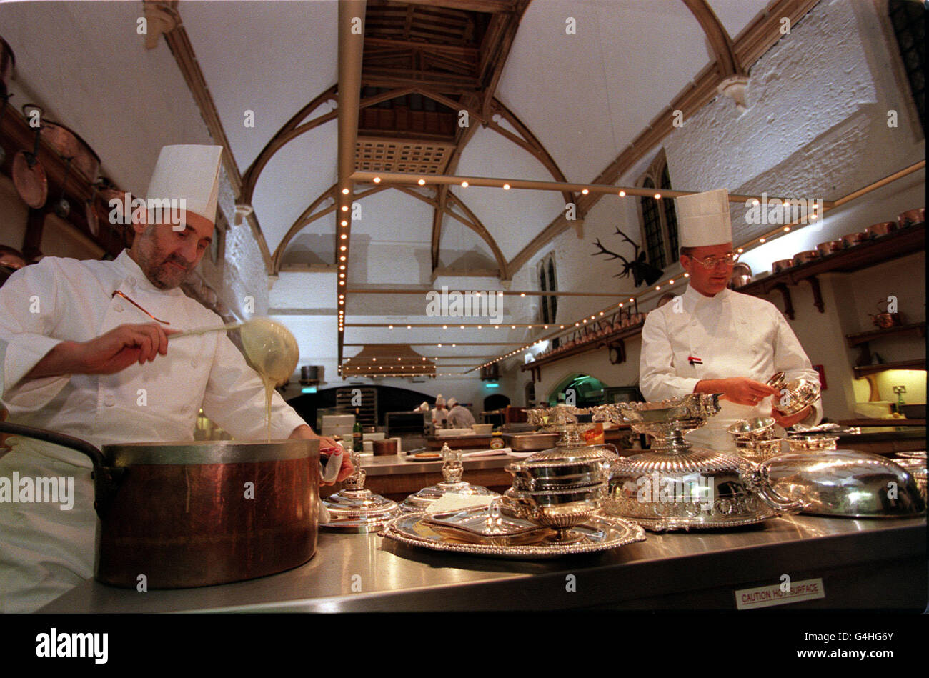 WINDSOR CASTLE KITCHENS Stock Photo Alamy