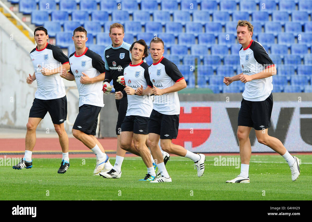 England during the training session at Vasil Levski Stadium, Sofia