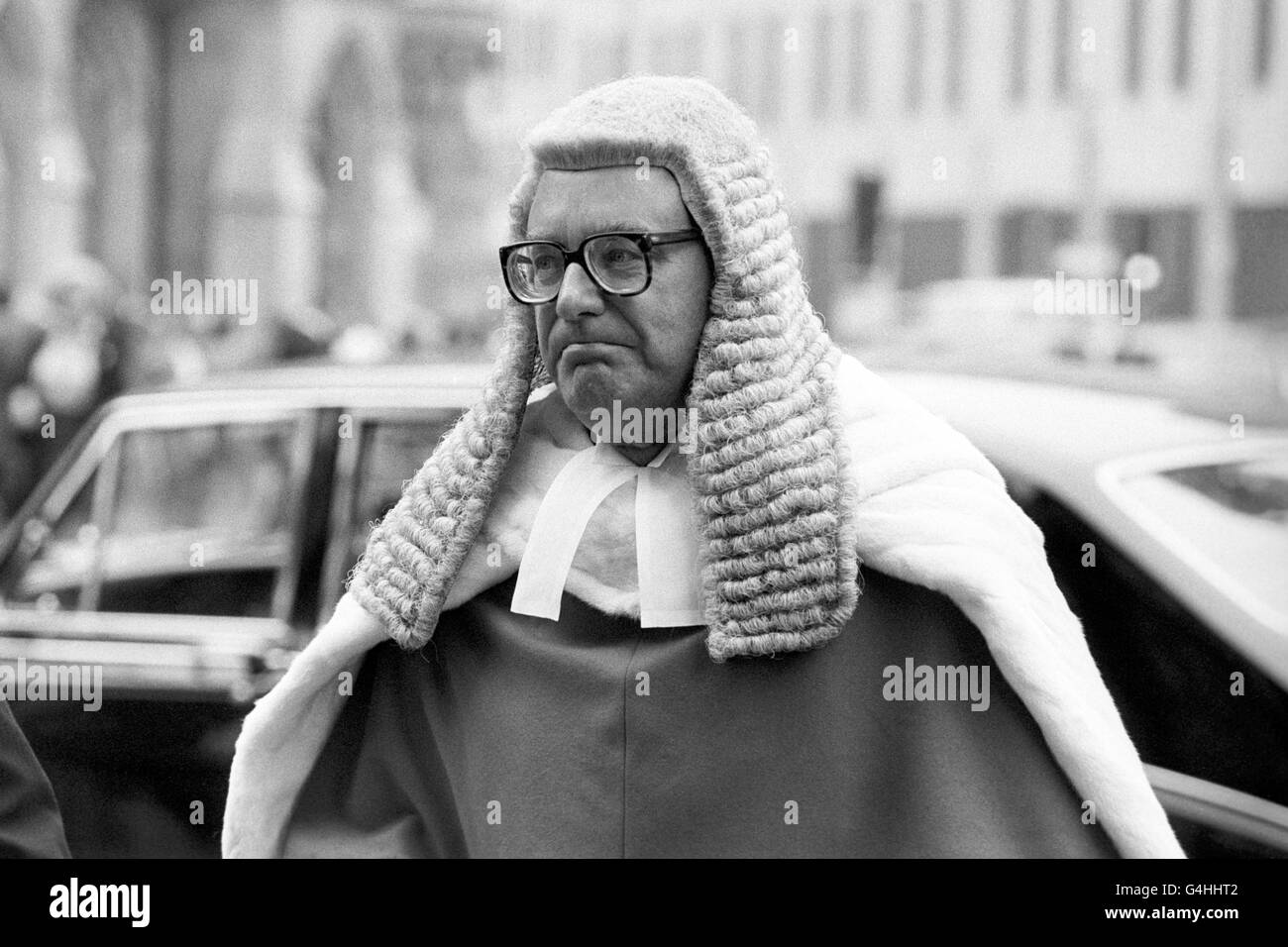 Mr Justice Farquharson (Sir Donald Farquharson), 59, a Judge of the High Court, Queens Bench Division. Stock Photo